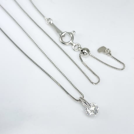 0.311ct  D-SI2-Good PTダイヤネックレスGGS鑑定書付