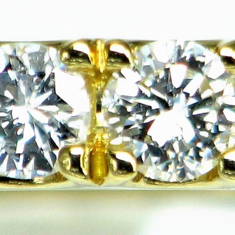 豪華！天然ダイヤモンド　計1.00ct（6石）　K18 エタニティリング