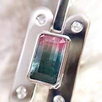 0.30ctハート＆キューピッド天然ダイヤ K18馬蹄型ネックレス（鑑別