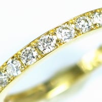 0.50ct　天然ダイヤモンド　K18　エタニティリング