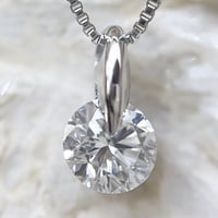 0.311ct  D-SI2-Good PTダイヤネックレスGGS鑑定書付