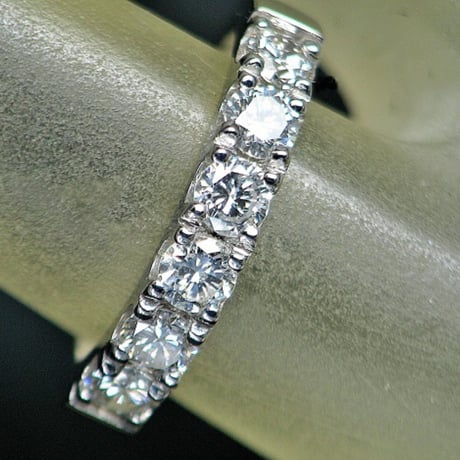 豪華！天然ダイヤモンド　計1.00ct（6石）　PT950　エタニティリング