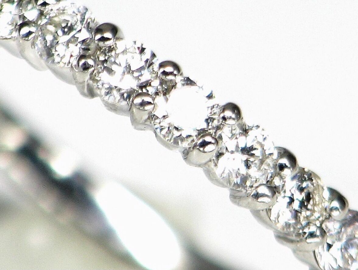 0.50ct 良質天然ダイヤモンド PT950エタニティリング | sanlemojewelry