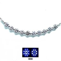 0.30ctハート＆キューピットPT950ラインネック鑑別カード付 0.30ctハート＆キューピットPT950ラインネック鑑別カード付