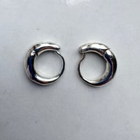 SRS / Ellipse hoop earrings