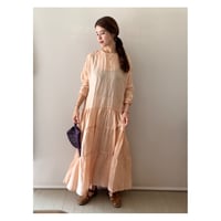 【受注生産】Tabrik / Ramie tiered dress