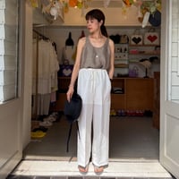 uryya / Linen  Silk  Wide  Pants