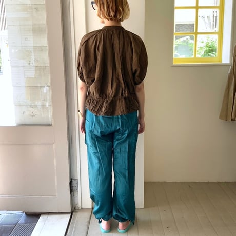 Tabrik / C/Silk satin string pants