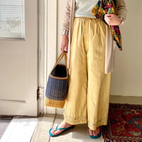TOWAVASE / シルク刺繍パンツ