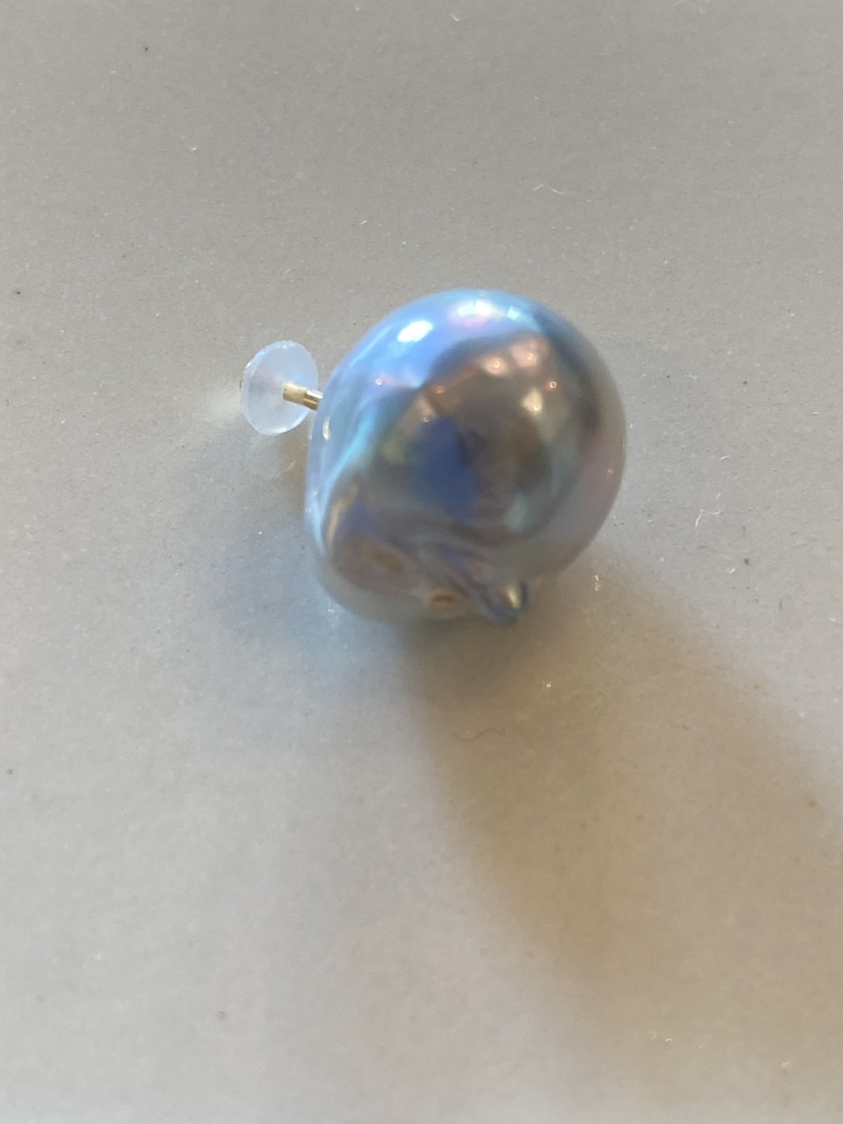 su Ha ピアス“daughter” 真珠のシングルピアス /セミラウンド