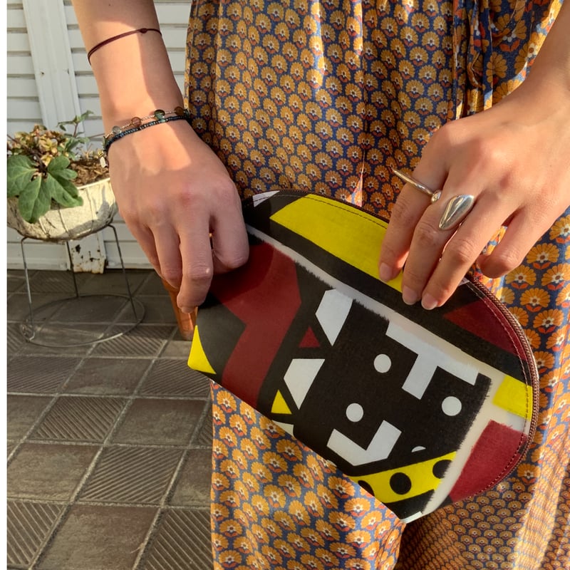 LUISA CEVEZE スクエアトートバッグ LUISA CEVESE / BIG ROUND TROUSSE