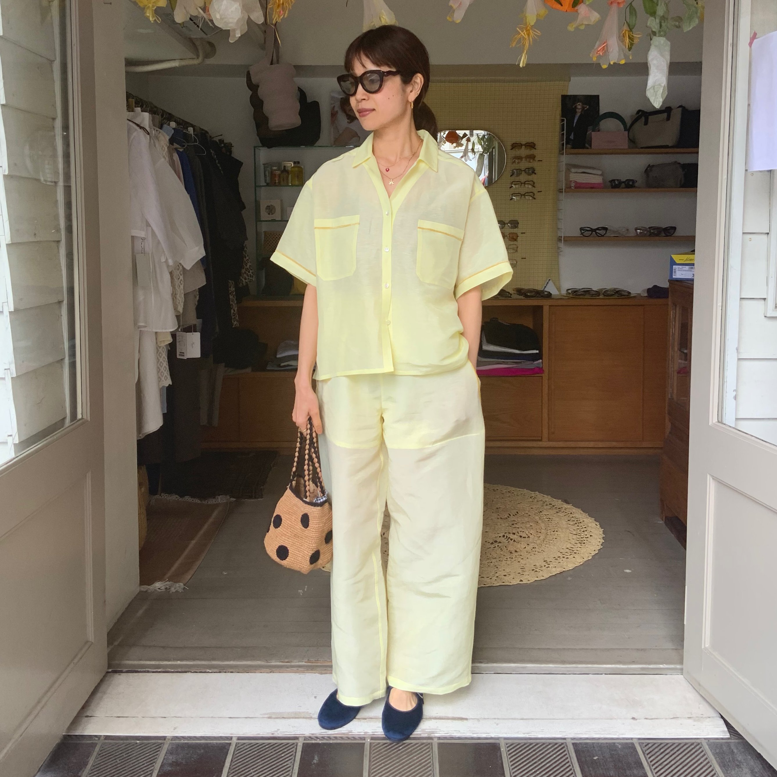 uryya / Linen  Silk  Lined  Pants | Pili ON LINE