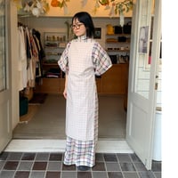 nun / I-Apron（Beige Check）