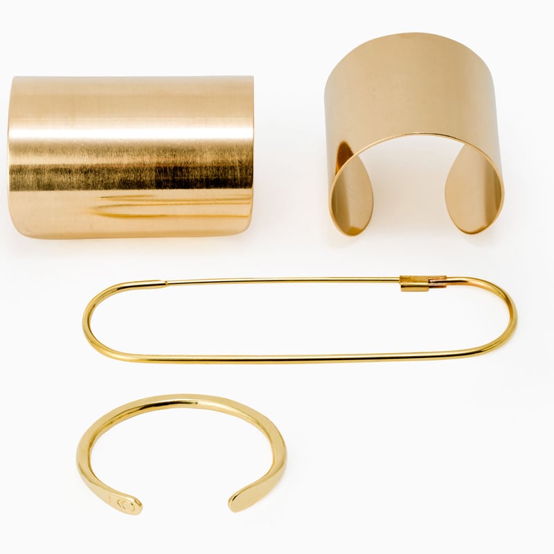 M.U.L. 真鍮バングル 真鍮バングル 2.5mm四角捻り【丸バングル アクセサリー バングル