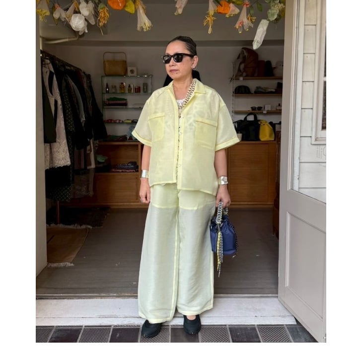uryya / Linen  Silk  Lined  Pants | Pili ON LINE
