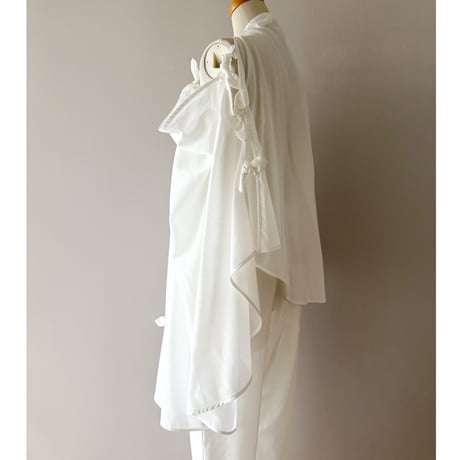nadia / ribbon cape top