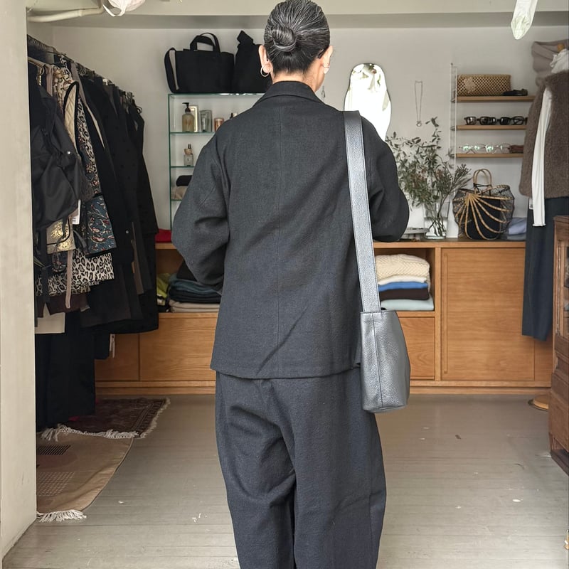 honnete / Short Coat Jacket（Black） | Pili ON LINE