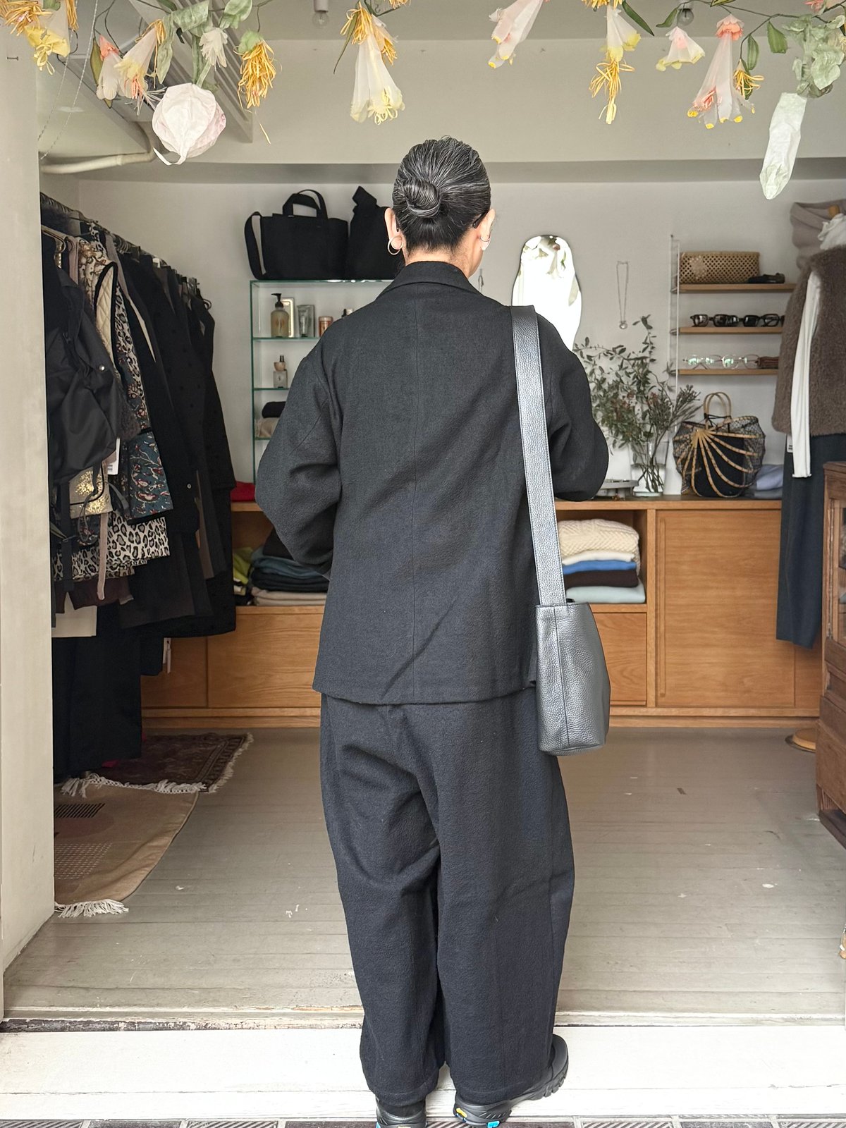ピン有☆オネット Honnete ショールカラー カーデ ベルベット ジャケット ピン有☆オネット Honnete ショールカラー カーデ ベルベット