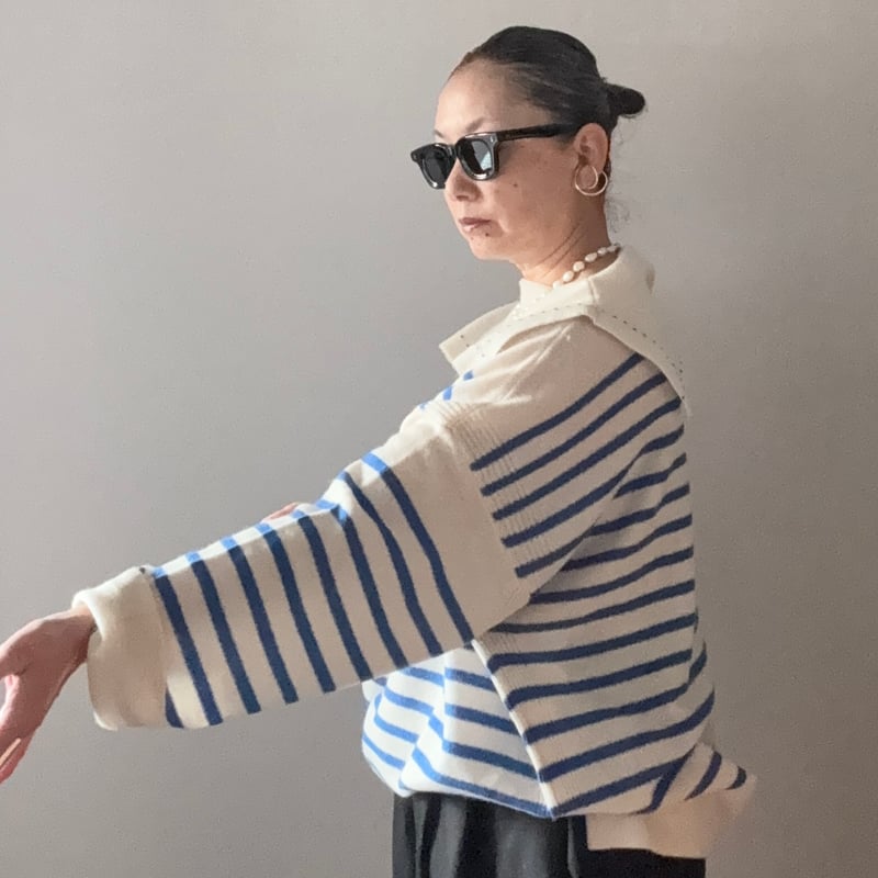 TOWAVASE / Basque セーラーニット | Pili ON LINE