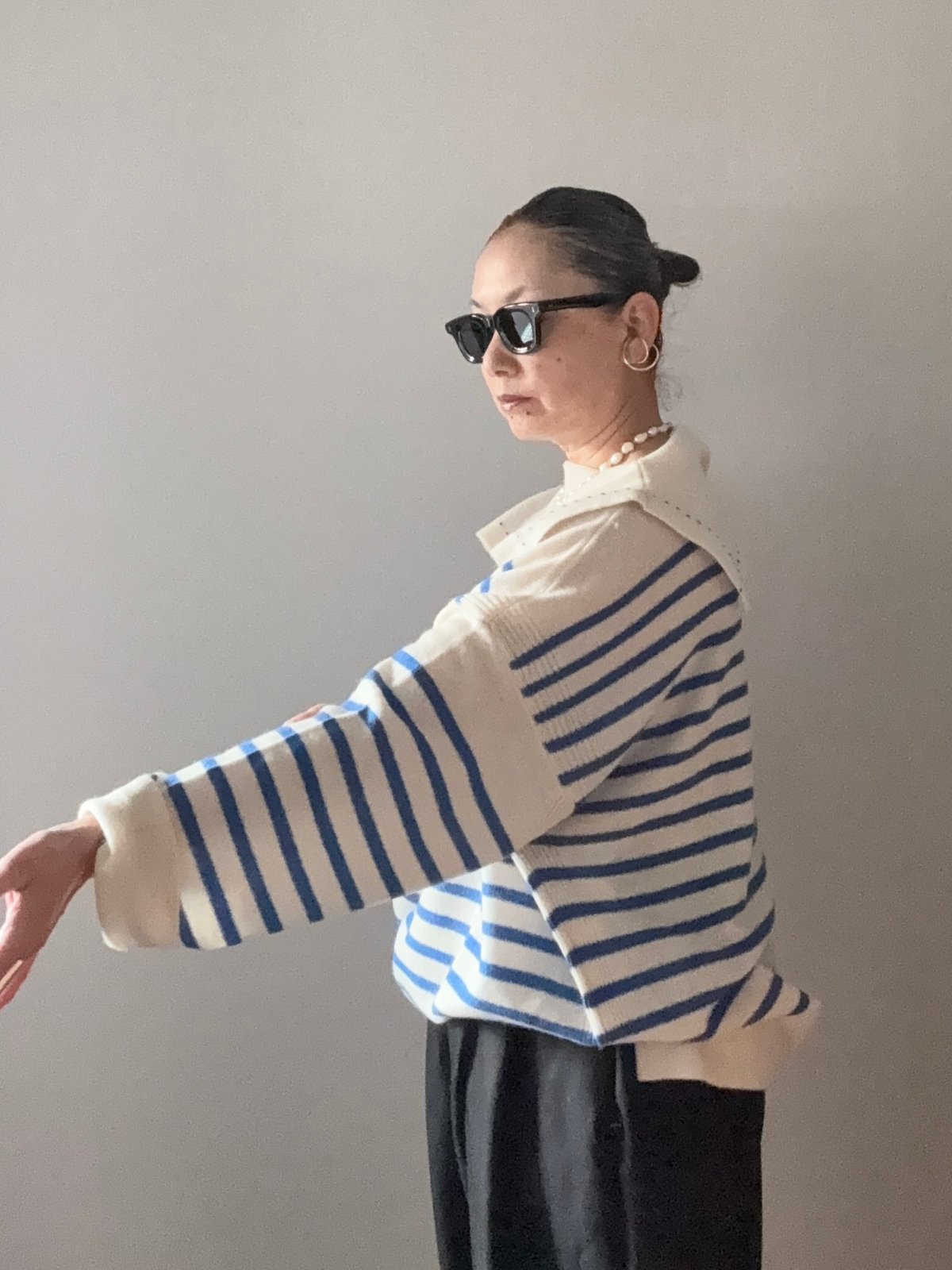 TOWAVASE / Basque セーラーニット | Pili ON LINE