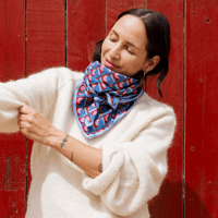 BLOCK SHOP スカーフ / Supermoon Square Scarf