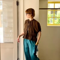 Tabrik / Linen puff blouse