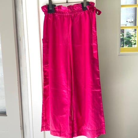 Tabrik / C/Silk satin pants