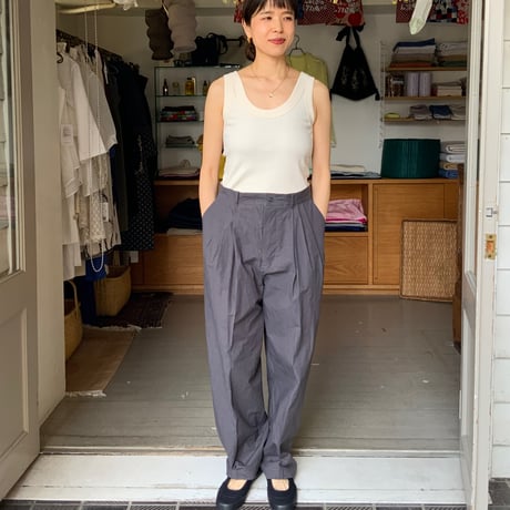 T.yamai Paris / タイプライター3タックパンツ