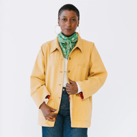 BLOCK SHOP スカーフ / Emerald Morris Square Scarf