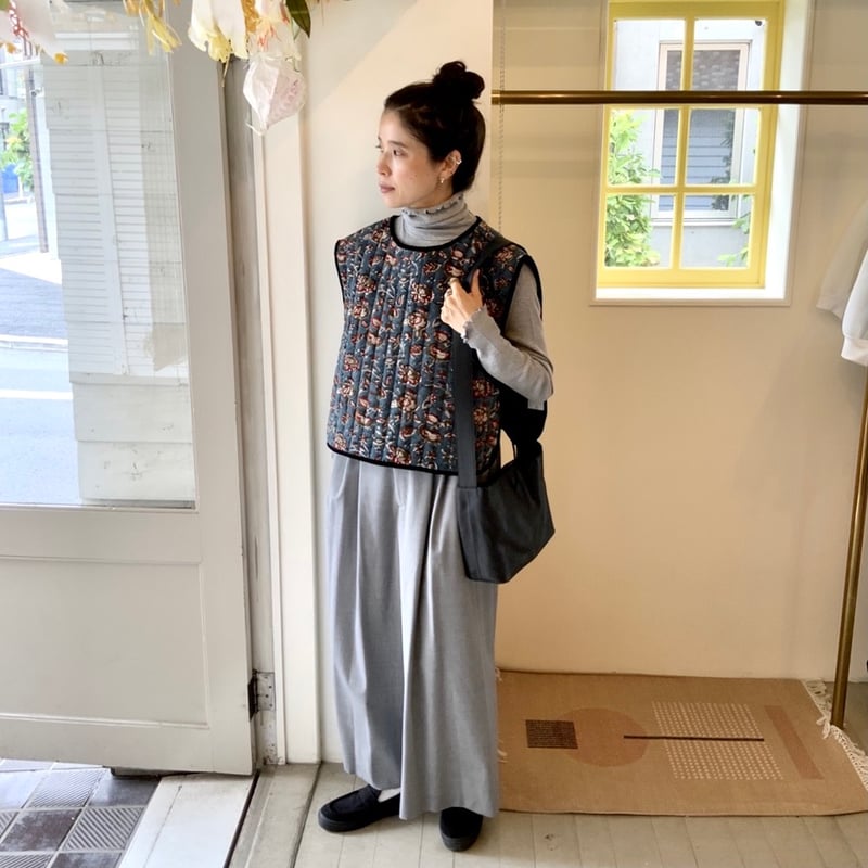 archi / Block Print Quilted Vest | Pili ON LINE