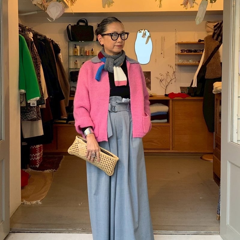 Harriss × Keiko Okamoto / 付衿＆カーディガン | Pili ON LINE