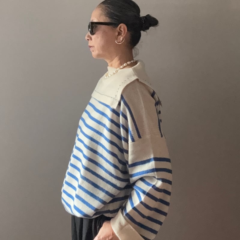 TOWAVASE / Basque セーラーニット | Pili ON LINE