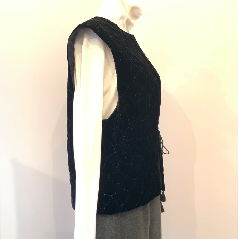 TOWAVASE ベルベット　ベスト TOWAVASE | ベルベットベスト - c a b i n e t O N L I N E S T O R E