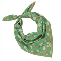 BLOCK SHOP スカーフ / Emerald Morris Square Scarf