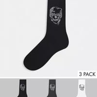 Bolongaro Trevor twenty skull socks in 3 pack