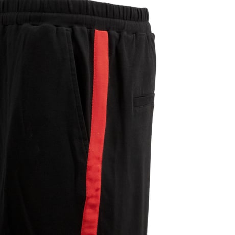 Unconditional BLACK SIDE STRIPE BAGGY JOGGER SHORTS