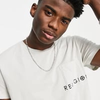 Religion logo pocket t-shirt