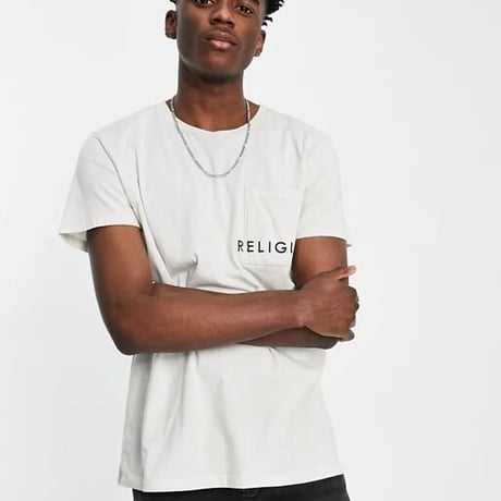 Religion logo pocket t-shirt