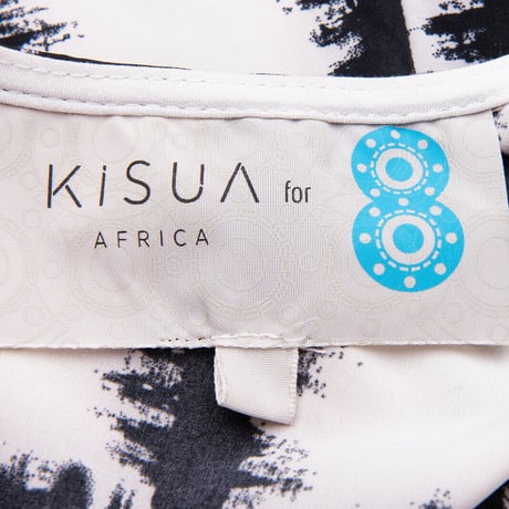 KISUA AFRICA By 8 Satin Peplum Top