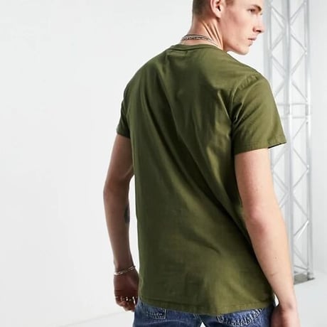 Religion split pocket t-shirt