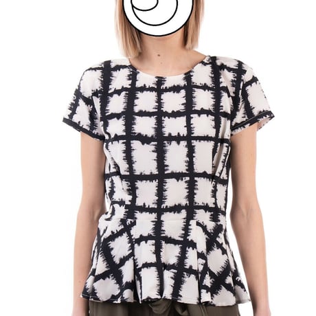 KISUA AFRICA By 8 Satin Peplum Top