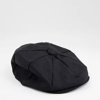French Connection baker boy hat in black
