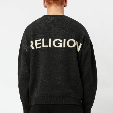 RELIGION KNIT WASHED BLACK