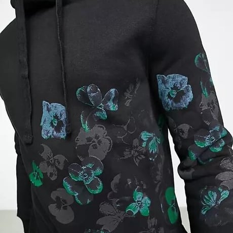 Bolongaro Trevor hoodie with print in black