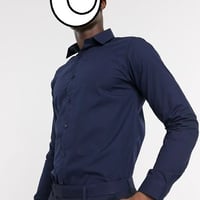 Bolongaro trevor navy classic shirts