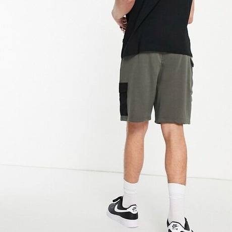 Religion cadet jersey shorts in khaki