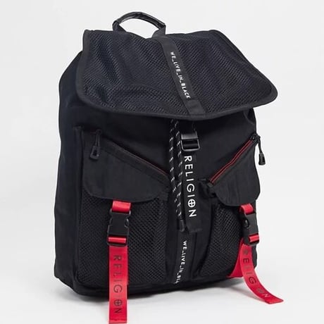 Religion レリジョンbackpack with logo taping