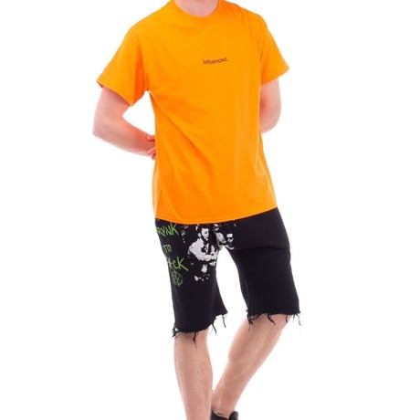 F*CK ART, MAKE TEES. T-Shirt Top Size L Coated 'Influenced.