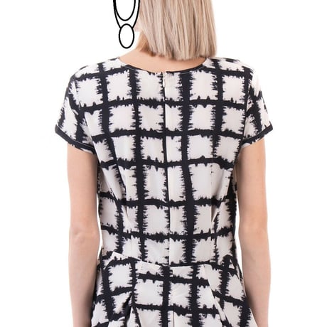 KISUA AFRICA By 8 Satin Peplum Top