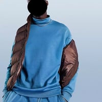 ASOS DESIGN co-ord oversized polo neck sweatshirt